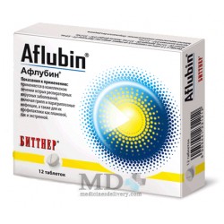 Aflubin homeopathic sublingual tablets #12