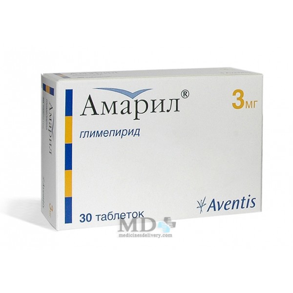 Amaryl tablets 3mg #30