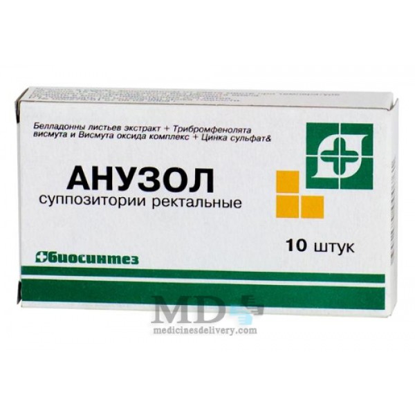 Anuzol suppositories rectal #10