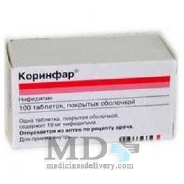 Corinfar tablets 10mg #100