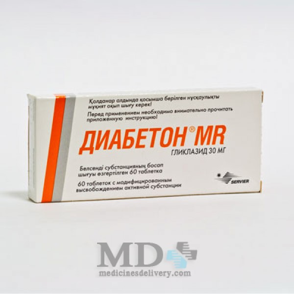 Diabeton MR tablets 60mg #30