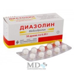 Diazolinum dragee 50mg #20