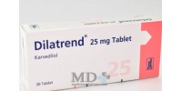 Dilatrend tablets 25mg #30