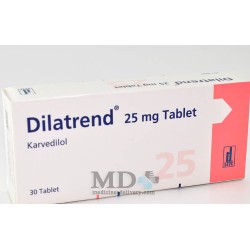 Dilatrend tablets 25mg #30