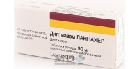 Diltiazem tablets 90mg #20