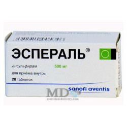 Esperal tablets 500mg #20