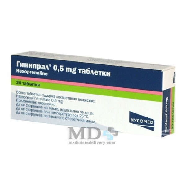 Gynipral tablets 0,5mg #20