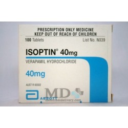 Isoptin tablets 40mg #100