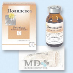 Polidexa (Polydexa) ear drops 10.5ml