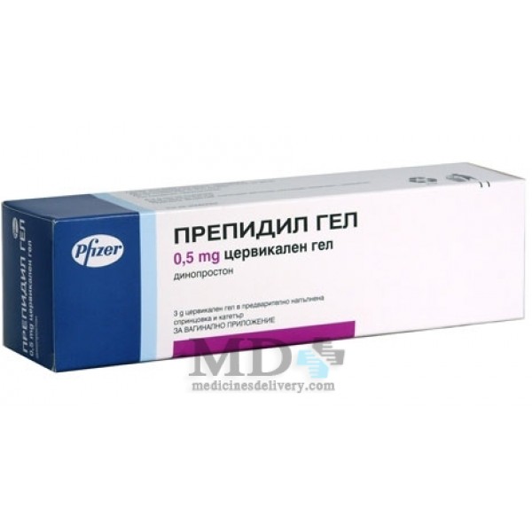 Prepidil gel 0,5mg/3gr