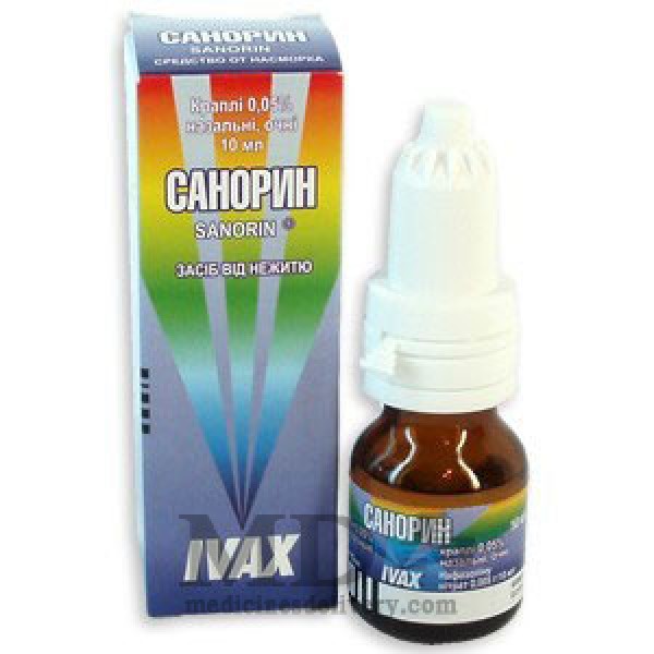 Sanorin drops 0,05% 10ml